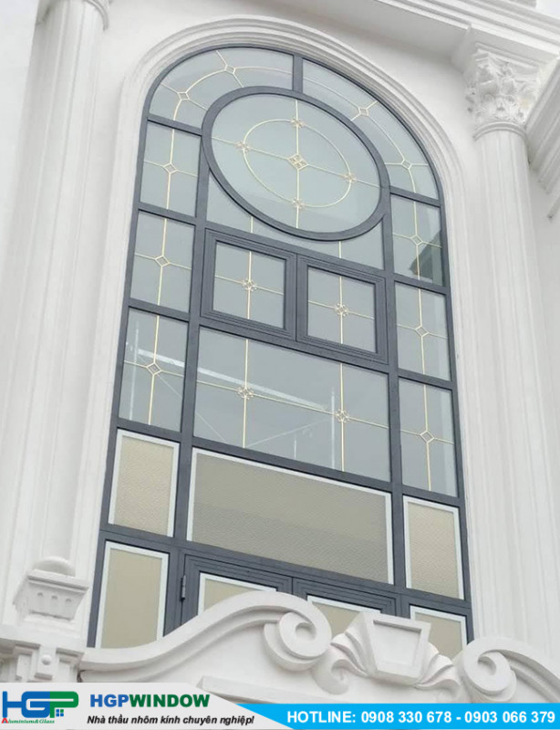 Cửa Nhôm Xingfa Uốn Vòm