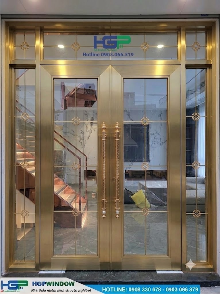 CỬA KÍNH THỦY LỰC KHUNG INOX