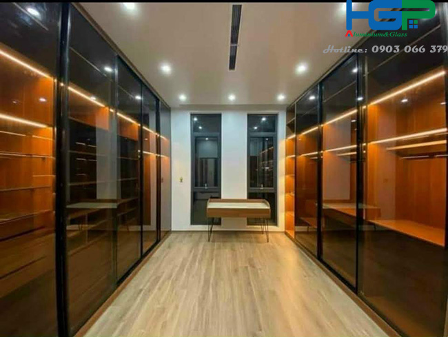 Tủ Quần Áo Cánh Kính Khung Nhôm