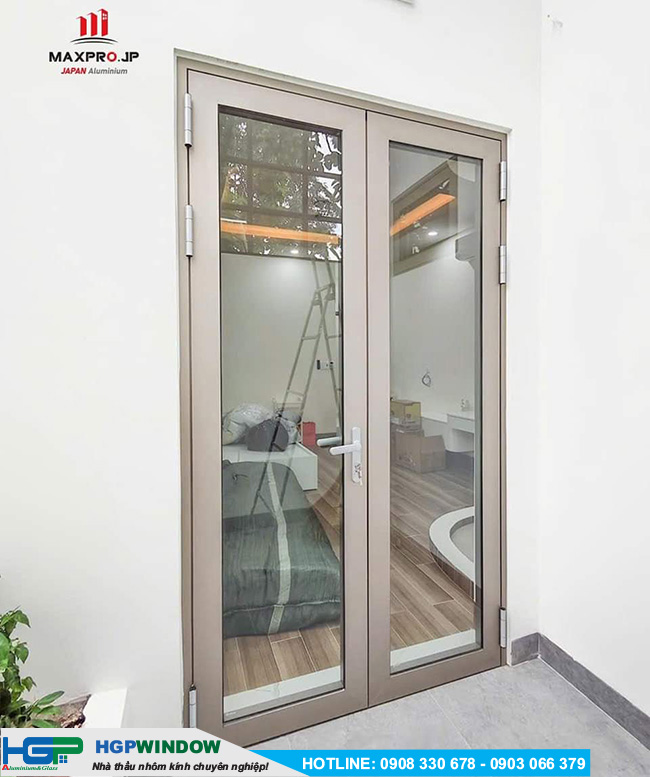 cua di mo quay 2 canh nhom maxpro he 55 hgp