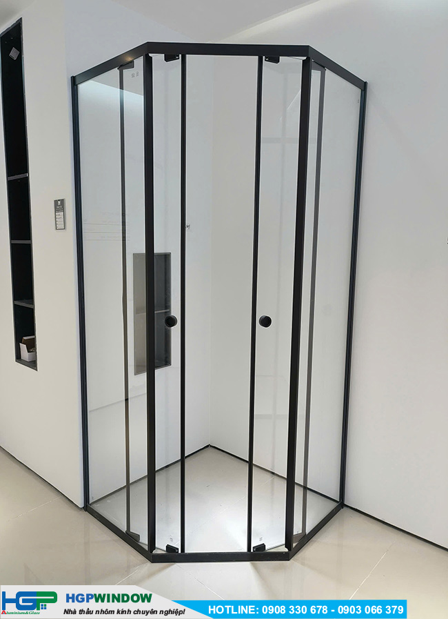 phong tam kinh khung inox 135 do cao cap